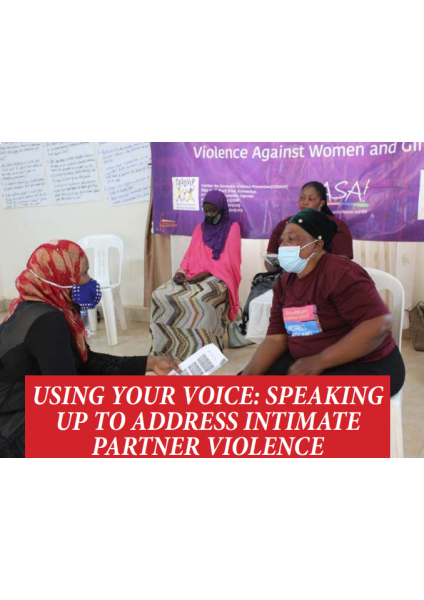 Using Your Voice - Speaking up to address Intimate Partner Violence