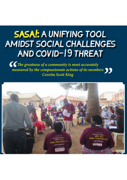 SASA! A Unifying Tool Amidst Social Challenges And COVID-19 Threat